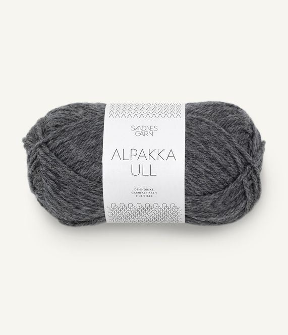 Hovedbilde Alpakka Ull 1053 Dark Grey Melange